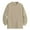 Khaki, variant on Wyobmus Mens Crewneck Sweaters Solid Color Long Sleeve Jacquard Weave Knitwear Round Neck Sweaters Tops Gray