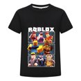 thumbnail image 1 of Camiseta Roblox Estilo Gamer para Niño, Playera Infantil con Personajes, Ropa Cómoda de Algodón, Ideal para Verano, 1 of 4