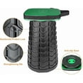 thumbnail image 4 of Boreeman Upgraded Collapsible Stool, Square Portable Stool, Lightweight Yet More Sturdy with Load Capacity 400lbs, Perfect for Camping Fishing Hiking BBQ (Square Black), 4 of 10