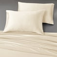 thumbnail image 5 of Modern Threads 6-Piece Oat Satin Sheet Set with Organizer Box, King, 5 of 6