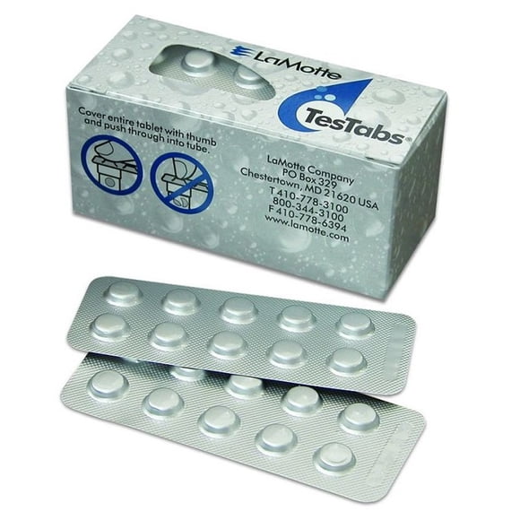 Ph Test Tabs LaMotte 6915A, color rojo fenol de grado visual, 1000 unidades