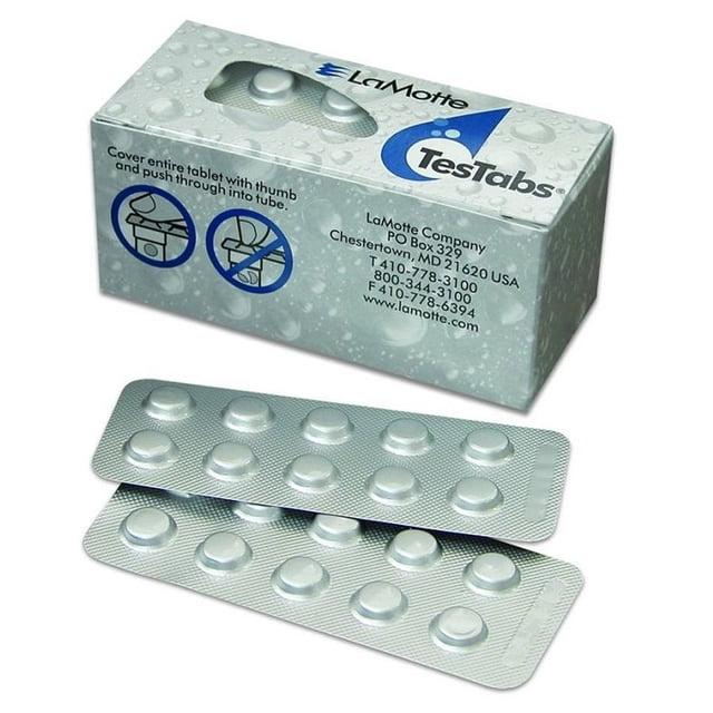 Ph Test Tabs LaMotte 6915A, color rojo fenol de grado visual, 1000 unidades