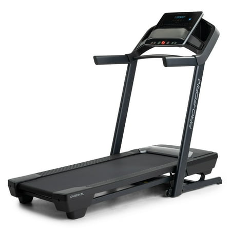 iFIT Health & Fitness ProForm Carbon TL Foldable Treadmill with a 5  LCD Display & Device Shelf  0-10 MPH  10% Incline  ProShox™ Cushioning  SmartAdjust™  & Powered by iFIT