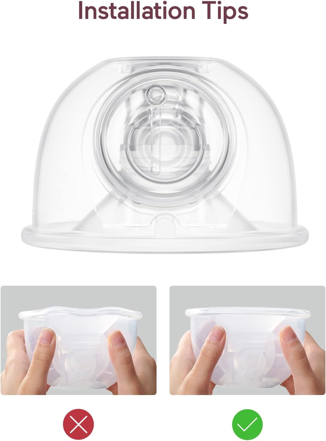 Momcozy S9 Pro-V & S12 Pro-V Replacement Collector Cup, 24mm Flange, 180ml, Single-Sealed, 1 Pack, Not for S9/S12