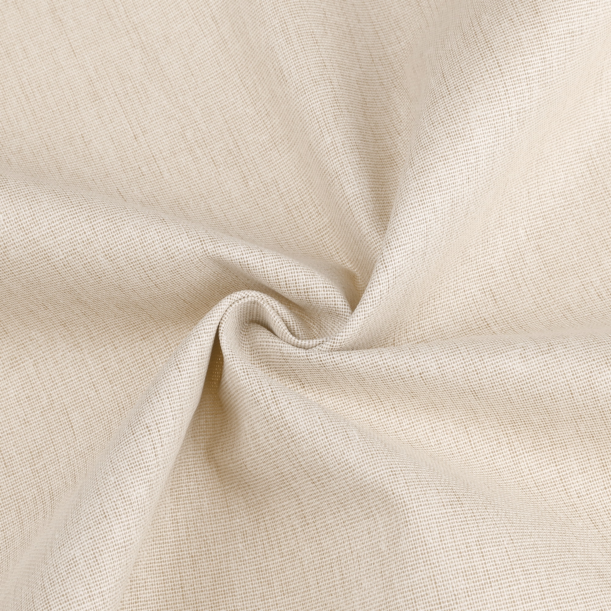 Unique Bargains Rectangle Wrinkle Resistant Washable Linen Table Cover Tablecloth Beige 51"x79"