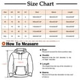 thumbnail image 2 of Ruyang Women's Fall Jacket Oversized Pocket Sweatshirt Casual Drawstring Clothing Zipper Track Jacket Solid Color Long Sleeve Hooded Top Hoodies for Women, 2 of 2