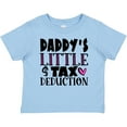 thumbnail image 3 of Inktastic Daddy's Little Tax Deduction Pink Hearts Boys or Girls Baby T-Shirt, 3 of 5