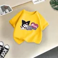 thumbnail image 3 of Marca Kulomi, camiseta de algodón de verano para niños, linda camiseta de dibujos animados de Sanrio para niño y niña, ropa informal de moda para niña bebé, 3 of 5