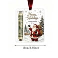 thumbnail image 5 of suore Christmas Cash Gift Ornament, Acrylic Christmas Money Holder for Cash, Hanging Xmas Tree Decoration, Unique Money Gift for Christmas Graduation Back to School Stocking Stuffer Gifting, 5 of 5