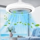 thumbnail image 5 of Luz LED con ventilador de techo y aromaterapia - Ventilador de 3 velocidades súper brillante y súper brillante y de 3 colores - Base de rosca E27 para dormitorio, salón, 5 of 7