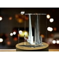 thumbnail image 2 of The Shard 3D Engraved Crystal Keepsake Souvenir, 2 of 8