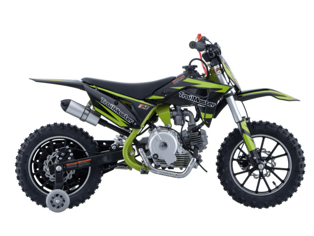 Trailmaster TM06 60cc Kids Dirt Bike, 4-Stroke, Automatic, Electric Start,  22.05" Seat Height (Orange)