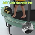 thumbnail image 6 of 6FT Toddler Trampoline with Basketball Hoop, SHINPT Indoor & Outdoor Trampoline with Safety Enclosure Net, Heavy-Duty Jumping Mat and No-Gap Design, Small Trampoline for Boys & Girls Ages 3+, Green, 6 of 9