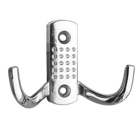

ROBOT-GXG Wall Hook Living Room Bedroom Robe Hanger Closet Wardrobe Metal Hat Clothes Pants Hook Silver