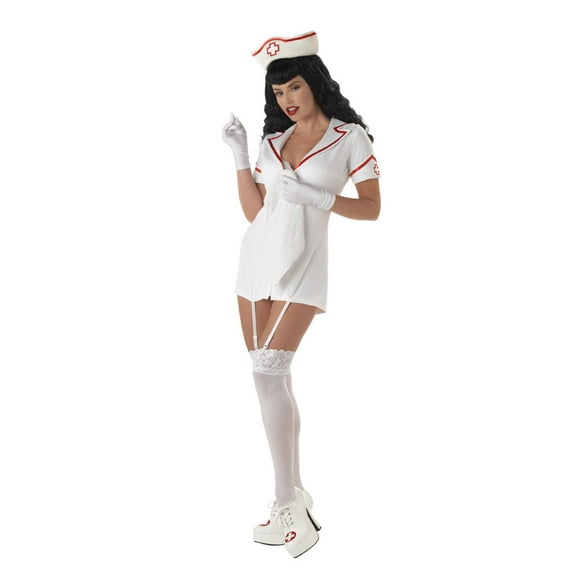 Classic Nurse Bettie Page Adult Costume Size: Large