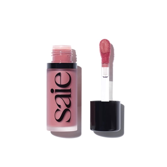 Rubor líquido Saie Dew Blush Mauve Chilly 12 ml con aplicador