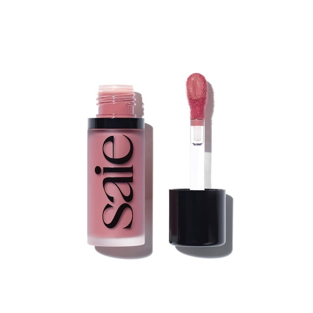 Rubor líquido Saie Dew Blush Mauve Chilly 12 ml con aplicador