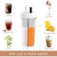 thumbnail image 5 of Taza de agua de 600 ml con pajita y tapa, botella de agua con compartimento de almacenamiento, botella de agua de entrenamiento para deportes de camping al aire libre en el hogar (blanco), 5 of 5