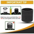 thumbnail image 5 of 3 TVP Replacement for Shop-Vac Foam Sleeve Vacuum Cleaner Foam Filter # 9058500, 246, 5 of 6