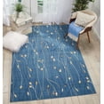 thumbnail image 2 of Light Blue Botanical Area Rug by Pinewood Grove, 2 of 4