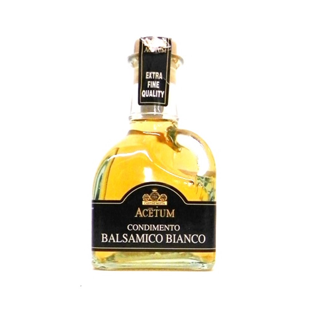 Acetum Balsamic Vinegar White Condiment Cruet, 8.45Ounce
