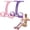 Pink and Purple, variant on Pedal Resistance Band with Handle, 3-in-1 8 Tube Adjustable Resistance Bands for Full Body Workout, Chest Expander & Back Exercise