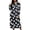 Black, variant on SELONE Nightgowns Long Sleeve for Women Plus Size Crew Neck Maxi Sleep Shirt Ghost Bats Nighties Halloween Dress
