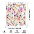 thumbnail image 5 of Popular Floral Shower Curtain Bathroom Floral Design Waterproof Bath Curtain Bathroom Bathtub Decor, 5 of 10