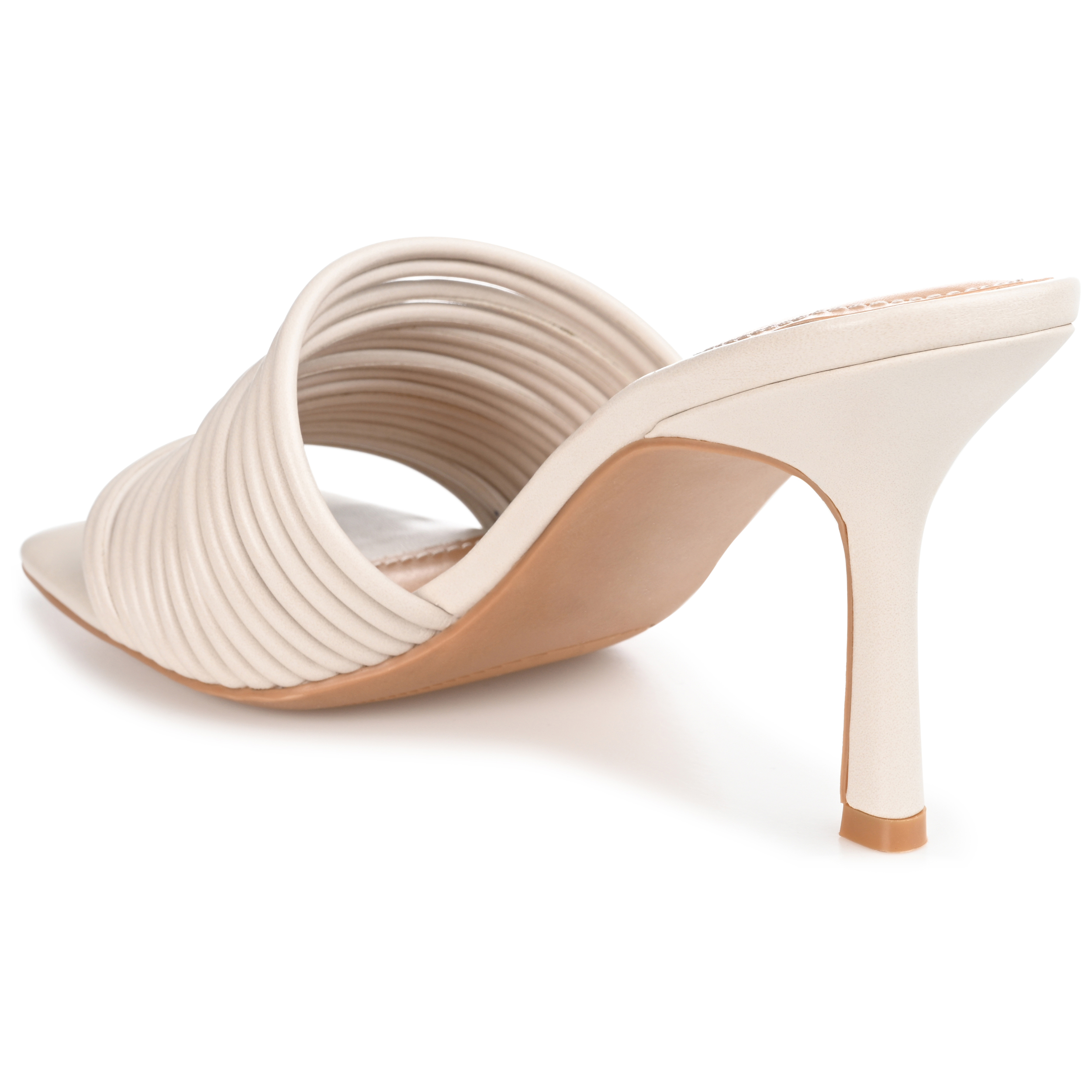 Journee Womens Calliope Open Toe High Stiletto Sandals