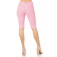 thumbnail image 3 of Women's Casual Stretchy Bermuda City Shorts for Everyday Wear, 3 of 5