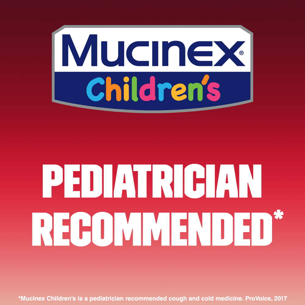 Mucinex Children's Cough Medicine , Chest Congestion Relief, Cherry, 4 fl oz - image 3 of 15