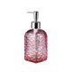 thumbnail image 2 of Dispensador de jabón de vidrio Wave Texture, botella de bomba para baño y cocina, jabón de manos, champú y gel de ducha, 2 of 6