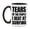 White/Black, variant on Funny Surfing Mug - "Tears Of The People I Beat At Surfing" - 11Oz Or 15Oz Ceramic Coffee Cup