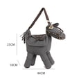 thumbnail image 2 of Organización y almacenamiento, Almacenamiento, Organizador, Electrodomésticos de cocina, Artículos en exceso de stock, Bolso bandolera de moda personalizado con forma de burro, una cartera, 2 of 2