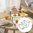 thumbnail image 4 of ACDANC 3 Tier Serving Tray Set Porcelain Tiered Serving Trays Platters,Three Layer Serving for Party showing Food Display Fruit Dessert, 4 of 7
