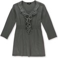 thumbnail image 1 of Vestido Suéter de Punto Elementz Gris PL, 1 of 1