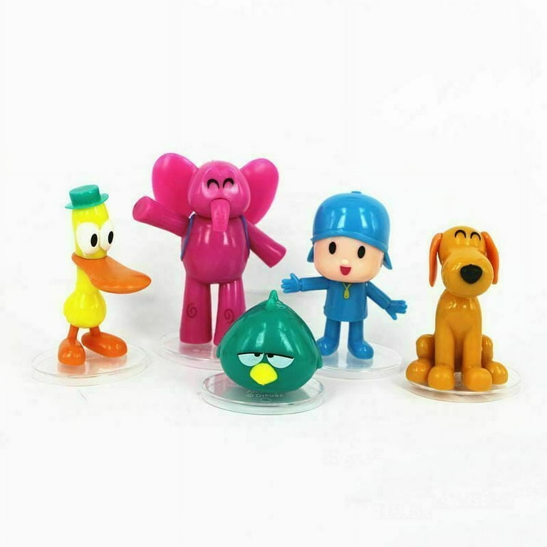 Zinkia Pocoyo Elly Pato Loula Sleepy Action Figure Sets 5 Piece
