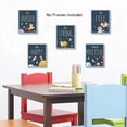 thumbnail image 5 of Kids Boys Room 4 Pieces Outer Space Wall Art Prints Spaceship Planet Rocket Posters Motivational Quotes Inspirational Pictures Decor for Playroom, Nursery Room, Bedroom, Classroom, 8"x 10", Unframed, 5 of 7