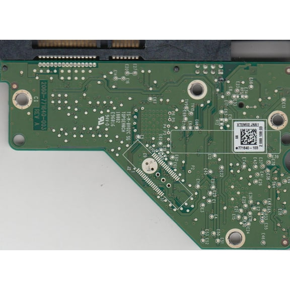 WD2500AAKX-08ERMA0, 771640-103 AA, WD SATA 3.5 PCB