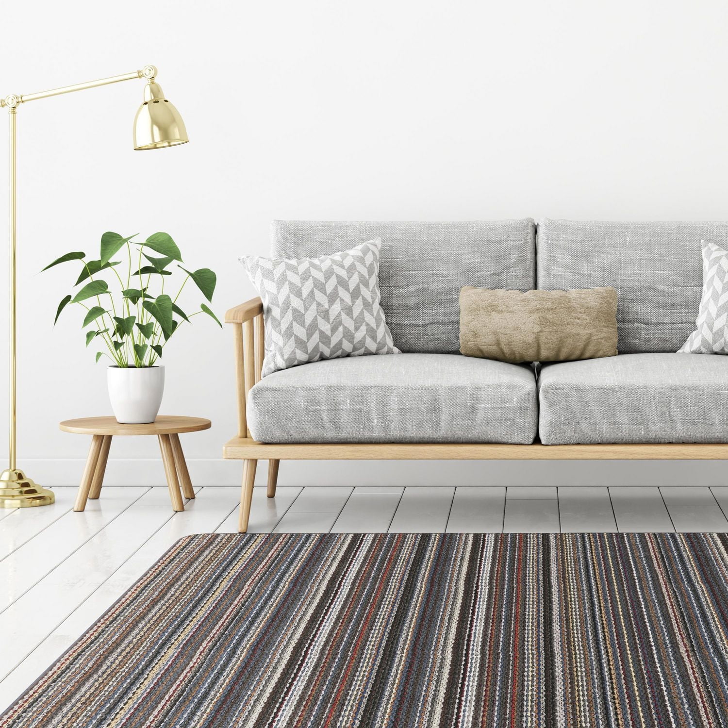 Warwick Tufted Machine Washable Area Mat in 4 Assorted Colours