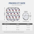 thumbnail image 3 of Honeii Golf balls Print Foldable Car Sun Shade for Windshield, 2-Piece UV Protection Shade, Protects Car Interior, Ideal for Cars, Trucks, SUVs-Small, 3 of 6