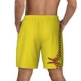 thumbnail image 2 of Mens Softball Baseball Swimming Trunks with Compression Liner Beach Quick Dry Swim Shorts, 2 of 6