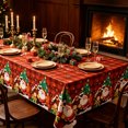 thumbnail image 6 of SLYNSHome Tablecloth For Christmas,Santa Claus Aluminum Foil Waterproof And Oilproof Xmas Table Cover, Holiday Party Decorations 137X183cm, 6 of 6