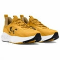 thumbnail image 3 of Under Armour Men's UA HOVR Mega 2 MVMNT Sportstyle Shoes Athletic Sneakers Golden Yellow/Camel/Gridiron Brown/700, US Footwear Size System, Adult, Men, Numeric, Medium, 8.5, 3 of 5