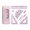 Light pink, variant on Portable Plastic Compass And Ruler Kits For School Office Home Drafting Tasks