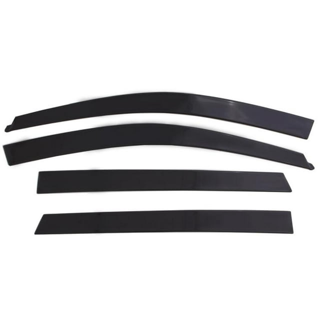 Ford Edge Auto Ventshade Rainguard 894083; Profil Bas; à Coller; Fumée; Acrylique; Ensemble de 4