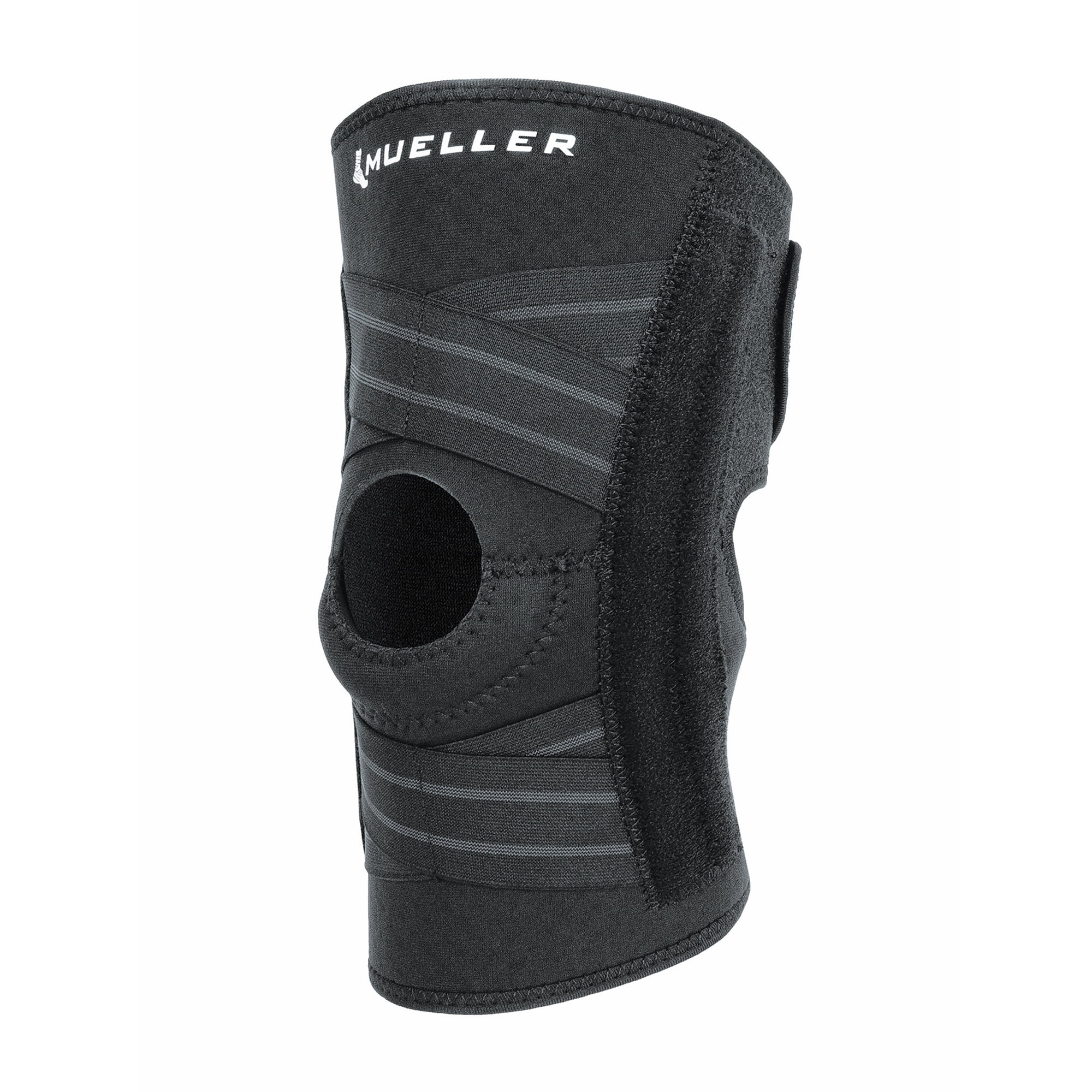 Mueller Self Adjusting Knee Stabilizer, Black, One Size Fits Most