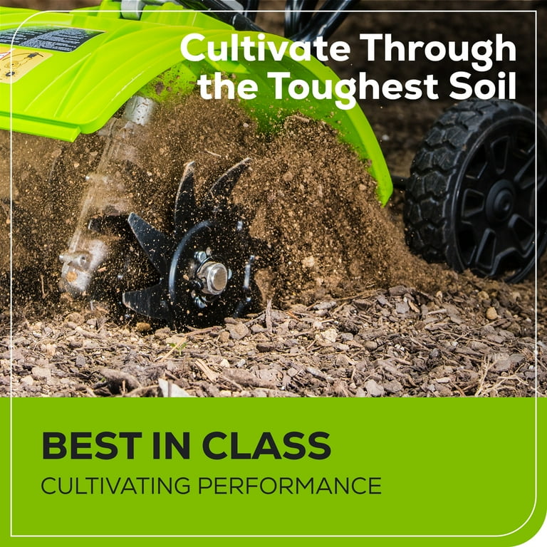 Greenworks Pro 60V UltraPower 8 Inch Cordless Garden Cultivator