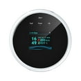 thumbnail image 1 of Riwcyla Wifi and Fire LCD Display Wall Mounted APP Control Smart Natural Gas/ LPG Tester Methane Buzzler with Sound & Voice Prompt for Home Office, 1 of 6