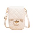 thumbnail image 1 of Bolso de hombro para mujer, bandolera, bolso para teléfono móvil con entramado, 1 of 5